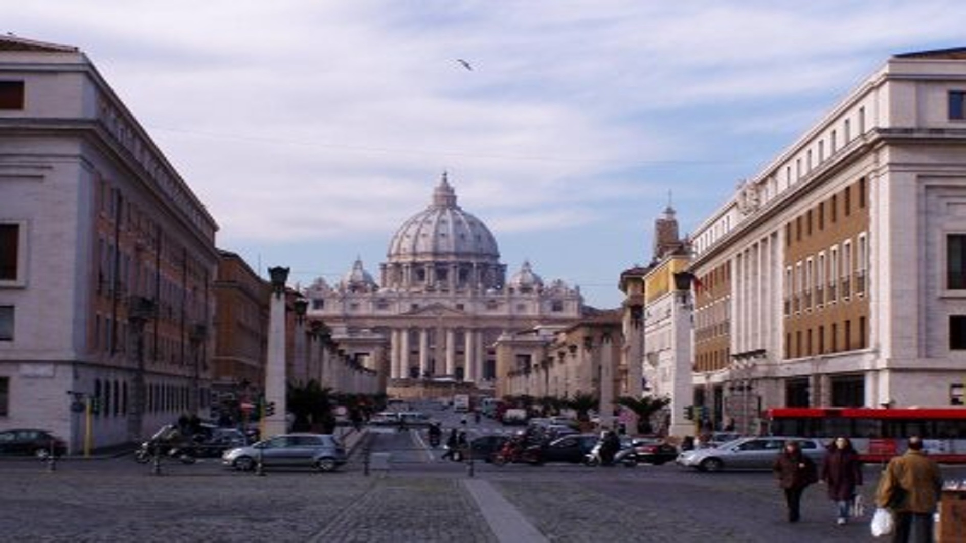 Příchod k Vatikánu